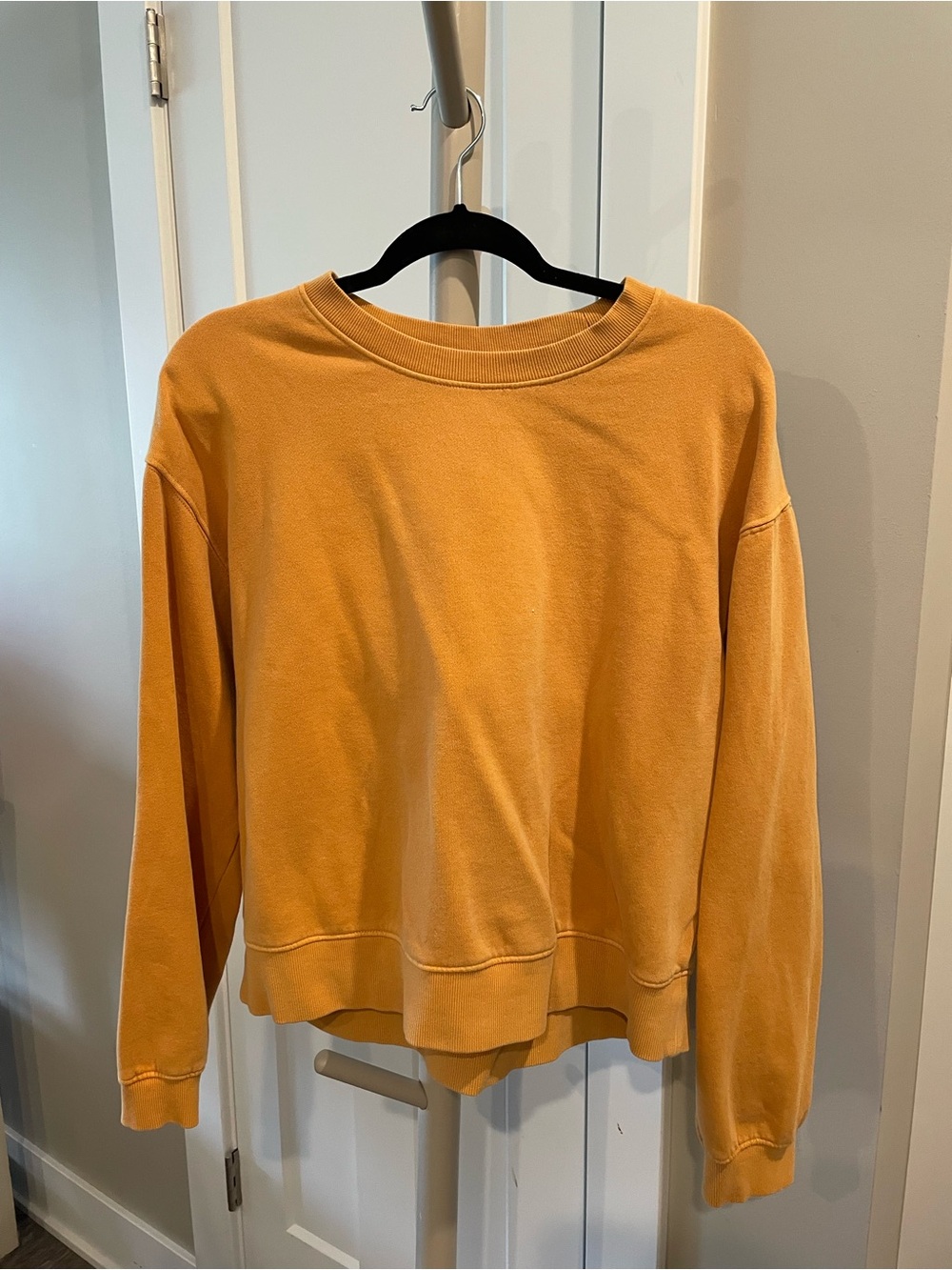 Old Navy Women's Crewneck Sweatshirt - Mustard Yellow